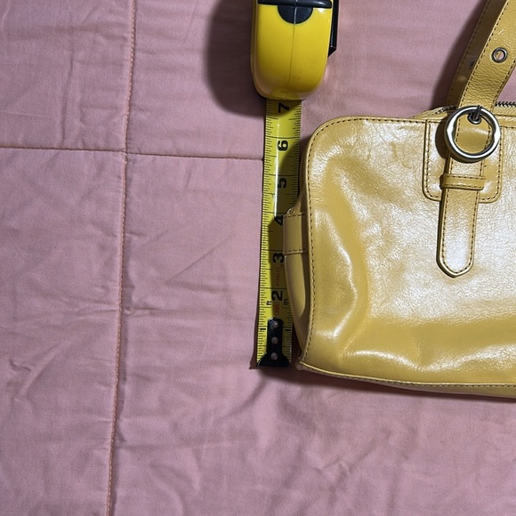 Preston & York handbag, pre-loved, beautiful yellow color, excellent condition. - Picture 10 of 11